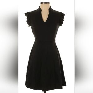 NY&Co Black Cotton Dress with Pockets